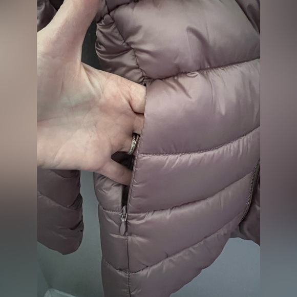 SAVE THE DUCK GIRLS' ANIMAL FREE PUFFER JACKET BIBI IN MISTY ROSE Size 12 - Picture 7 of 8